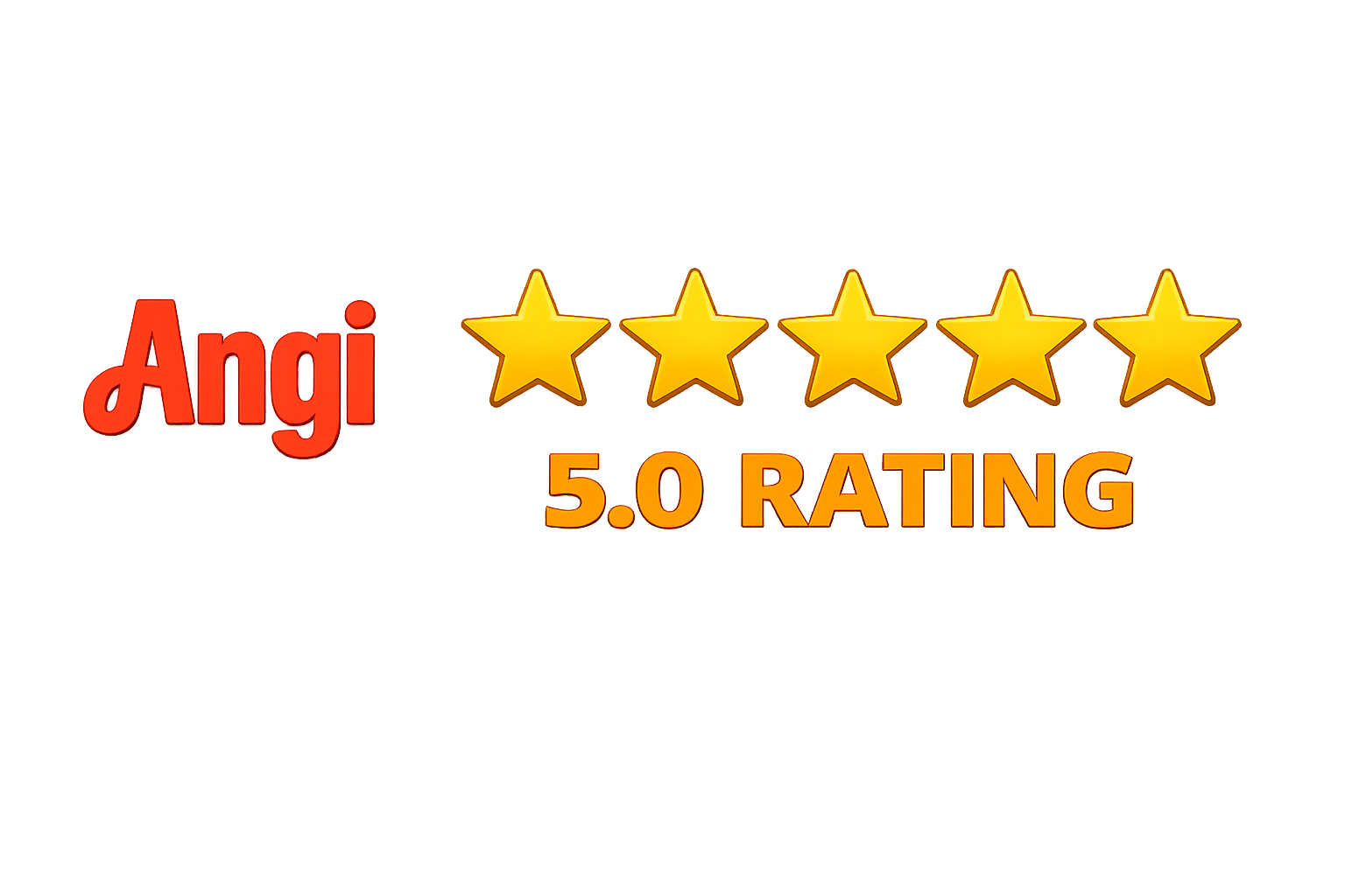 Angi 5.0 star rating